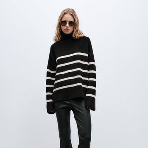 Zara striped knit sweater